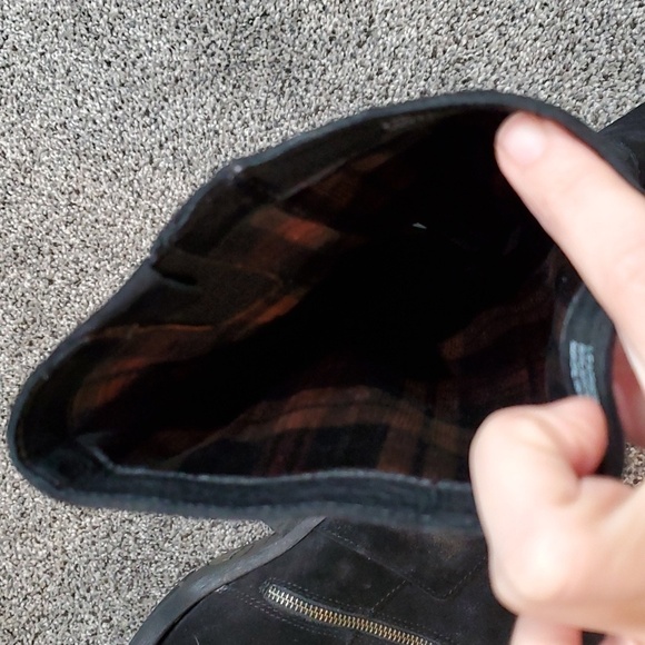 Born Women Peavy Comfort Suede Boots block heels  shoes sz 7.5M - Picture 14 of 14